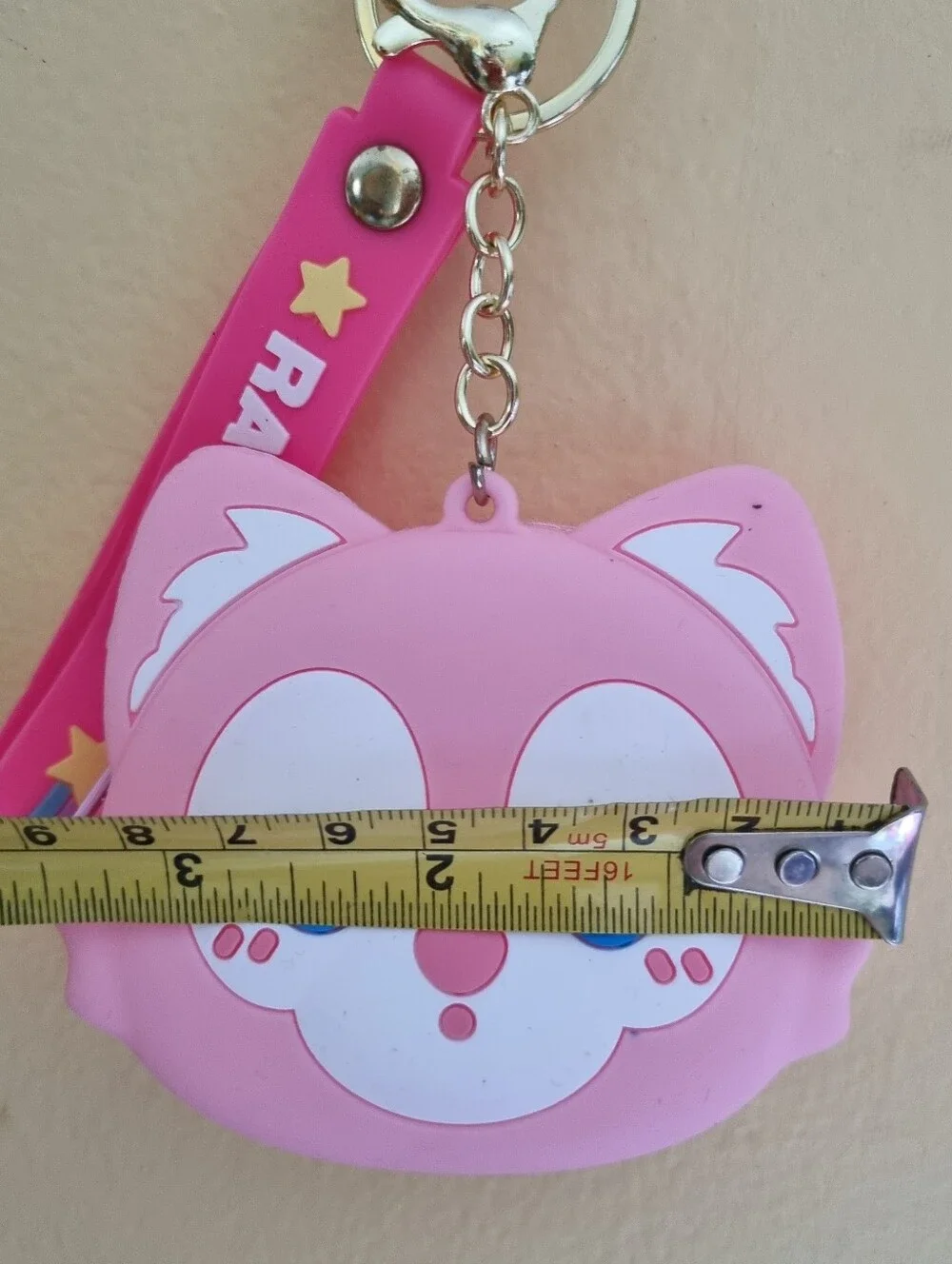 LinaBell Coin Purse Keychain Wallet coins bag Soft Pvc